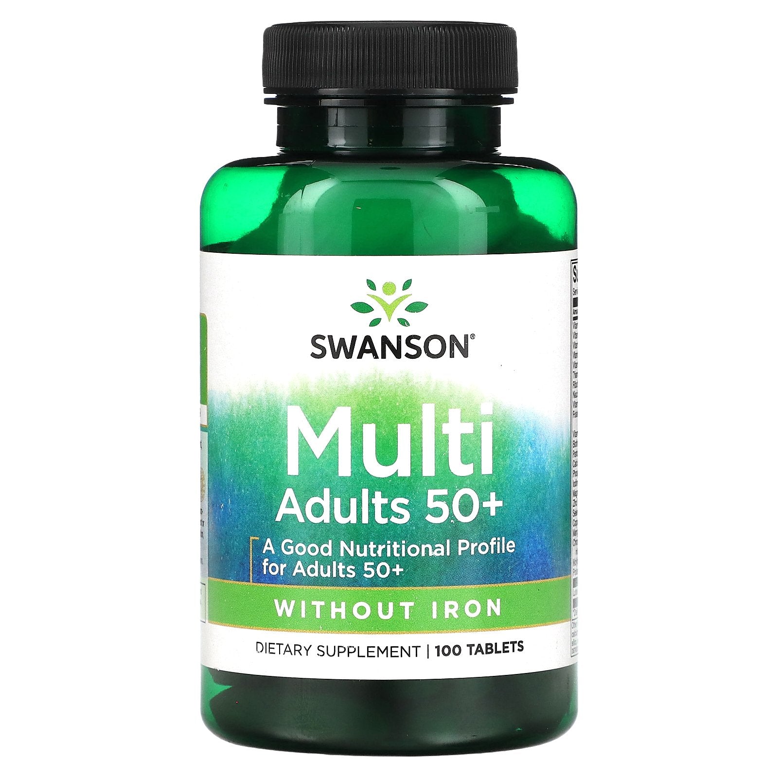 Swanson, Multi Adults 50+, 100 Tablets