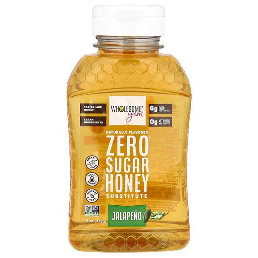 Wholesome Yum, Zero Sugar Honey Substitute, Jalapeno, 11 oz (312 g)