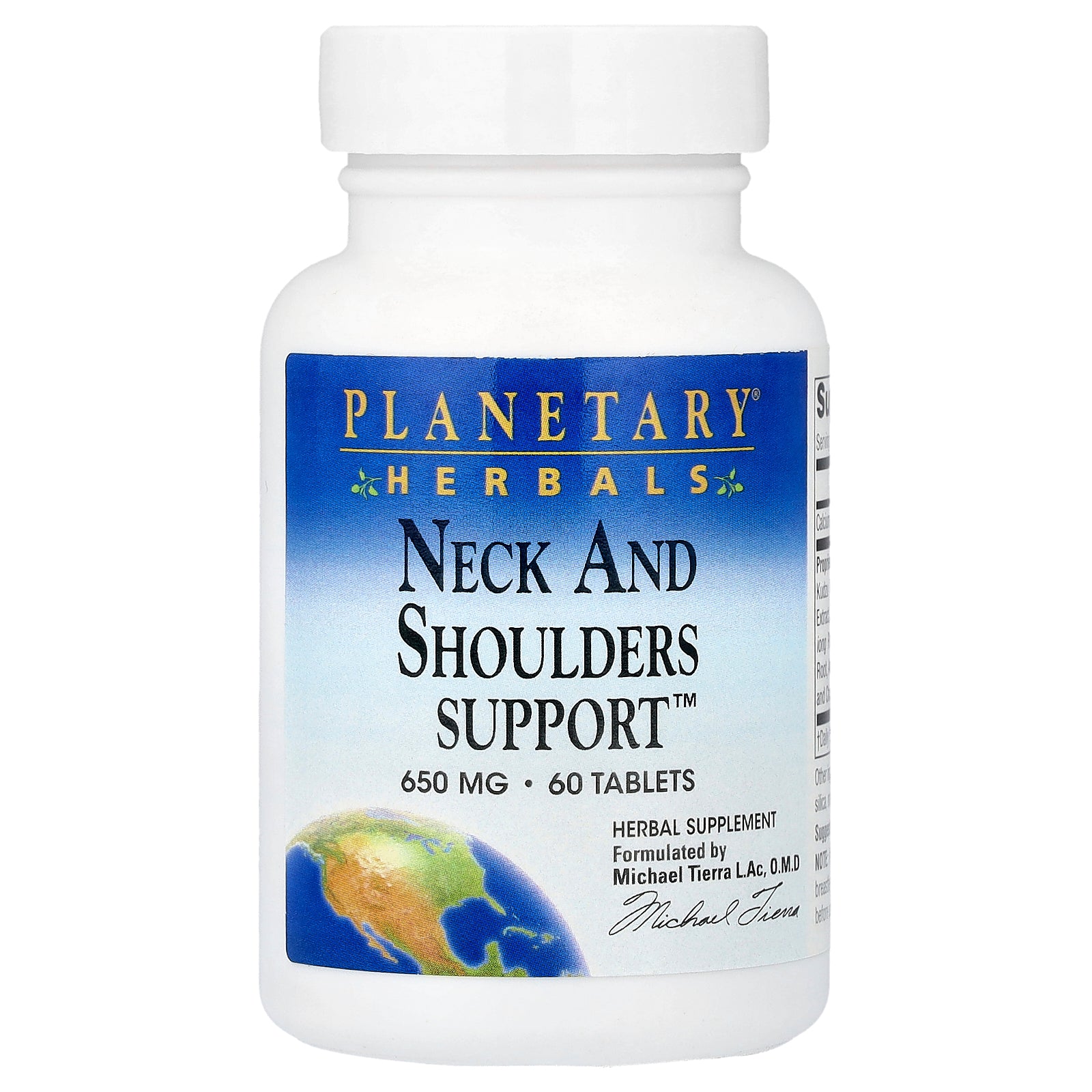 Planetary Herbals, Neck And Shoulders Support™,  60 Tablets