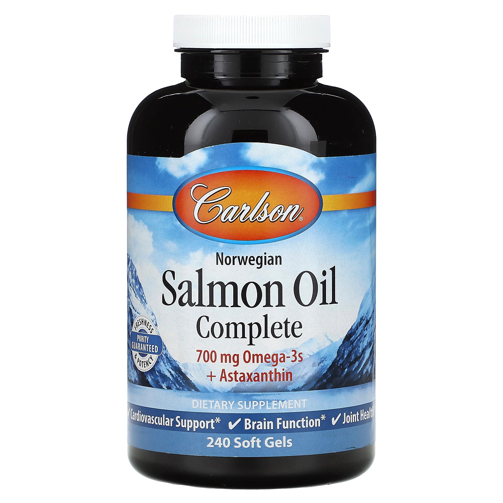 Carlson, Norwegian Salmon Oil Complete, 240 Soft Gels