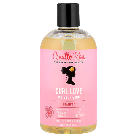 Camille Rose, Curl Love Moisturizing, Shampoo, For All Textures, 12 fl oz (355 ml)