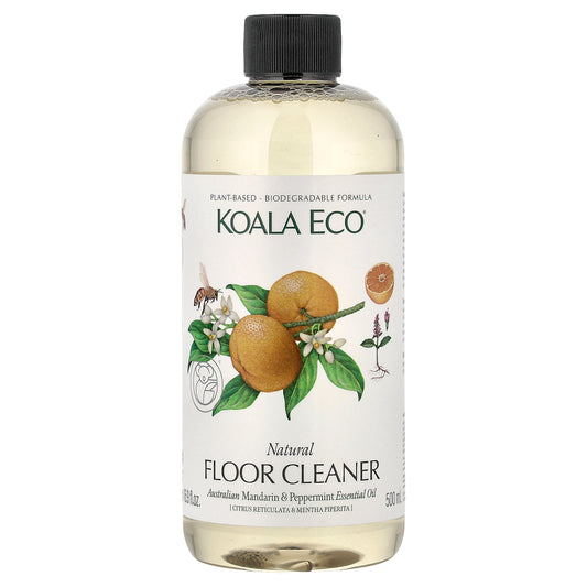 Koala Eco, Natural Floor Cleaner, Australian Mandarin & Peppermint Essential Oil, 16.9 fl oz (500 ml)