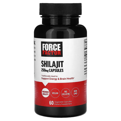 Force Factor, Shilajit, 250 mg, 60 Vegetable Capsules