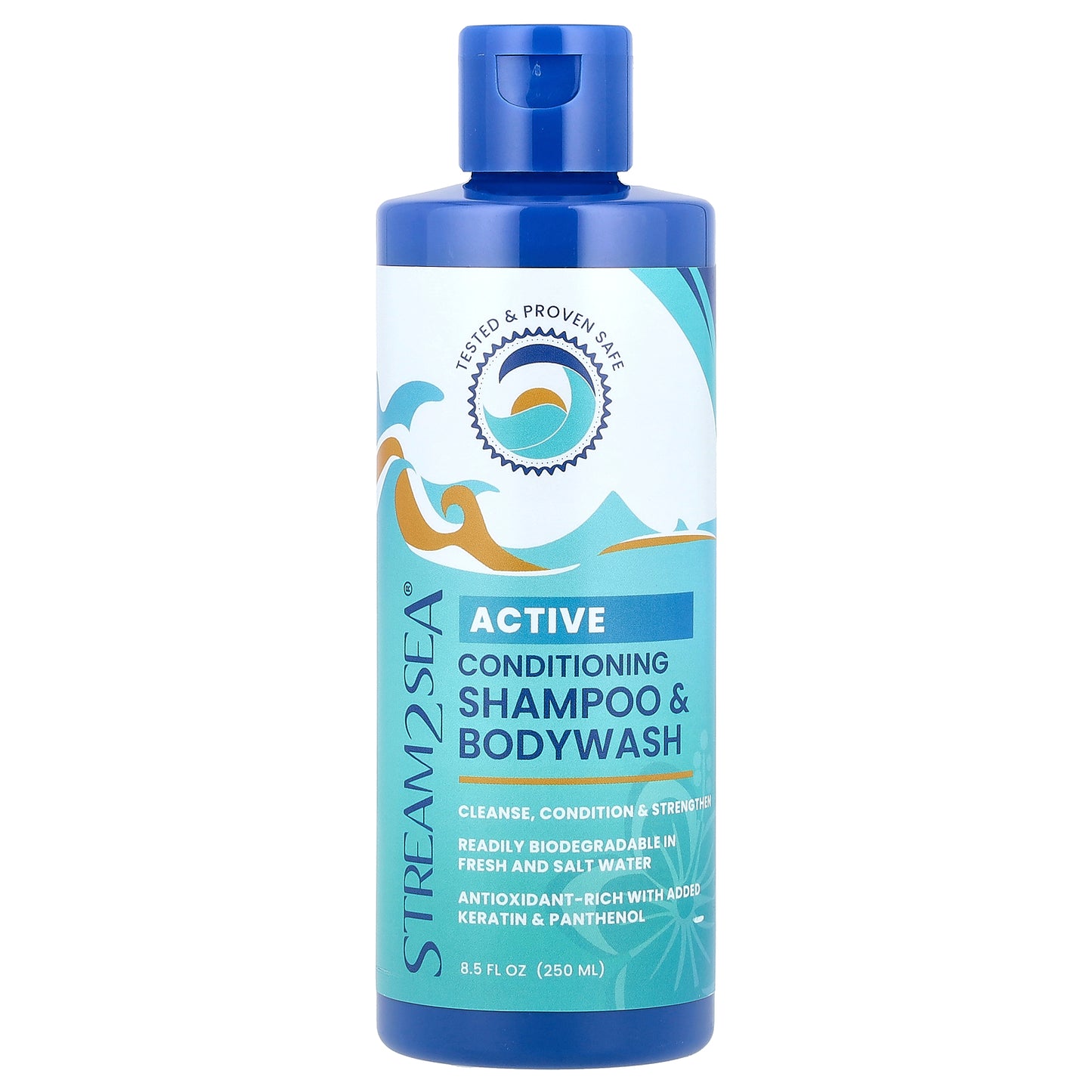 Stream2Sea, Active Conditioning Shampoo & Bodywash, 8.5 fl oz (250 ml)