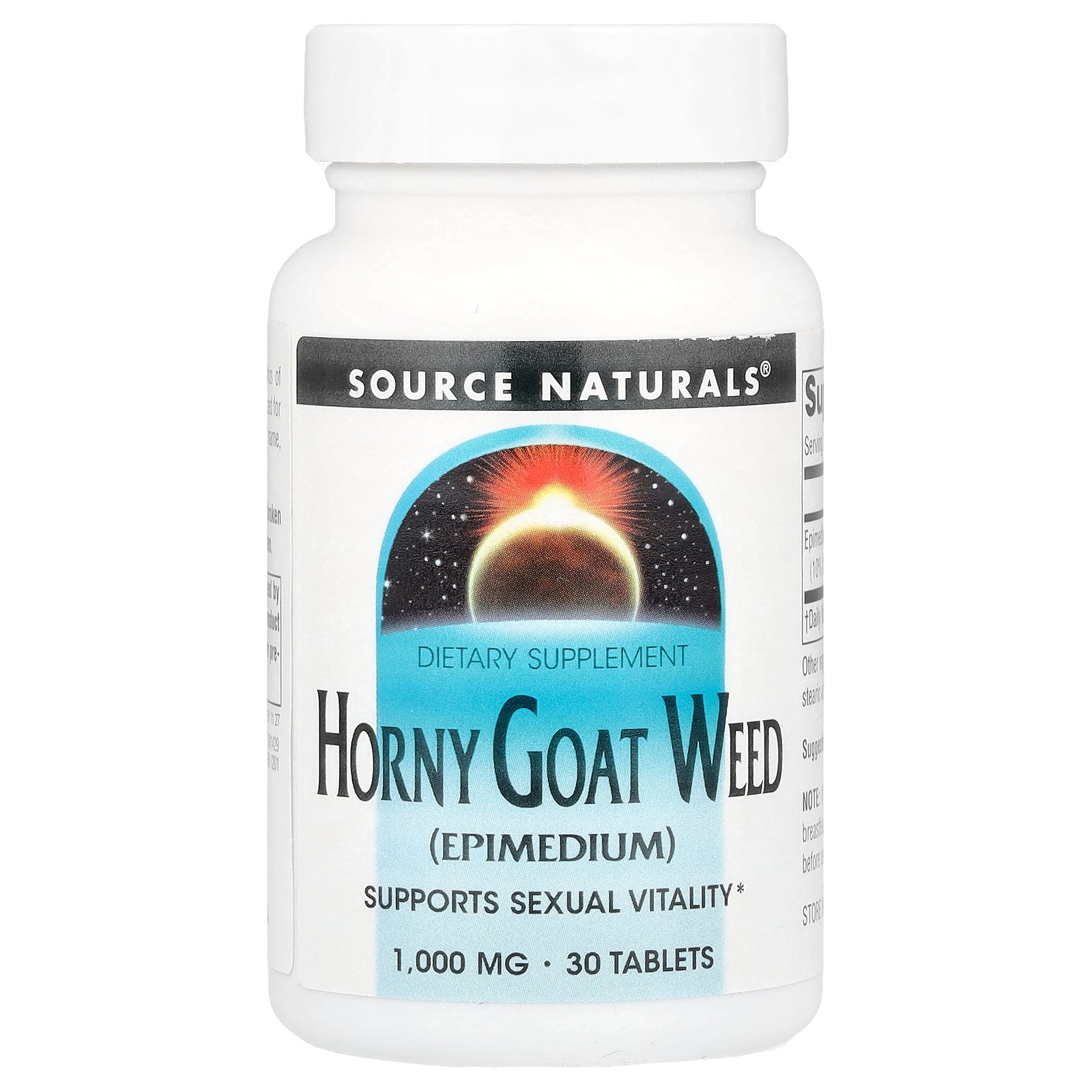 Source Naturals, Horny Goat Weed, 1,000 mg, 30 Tablets