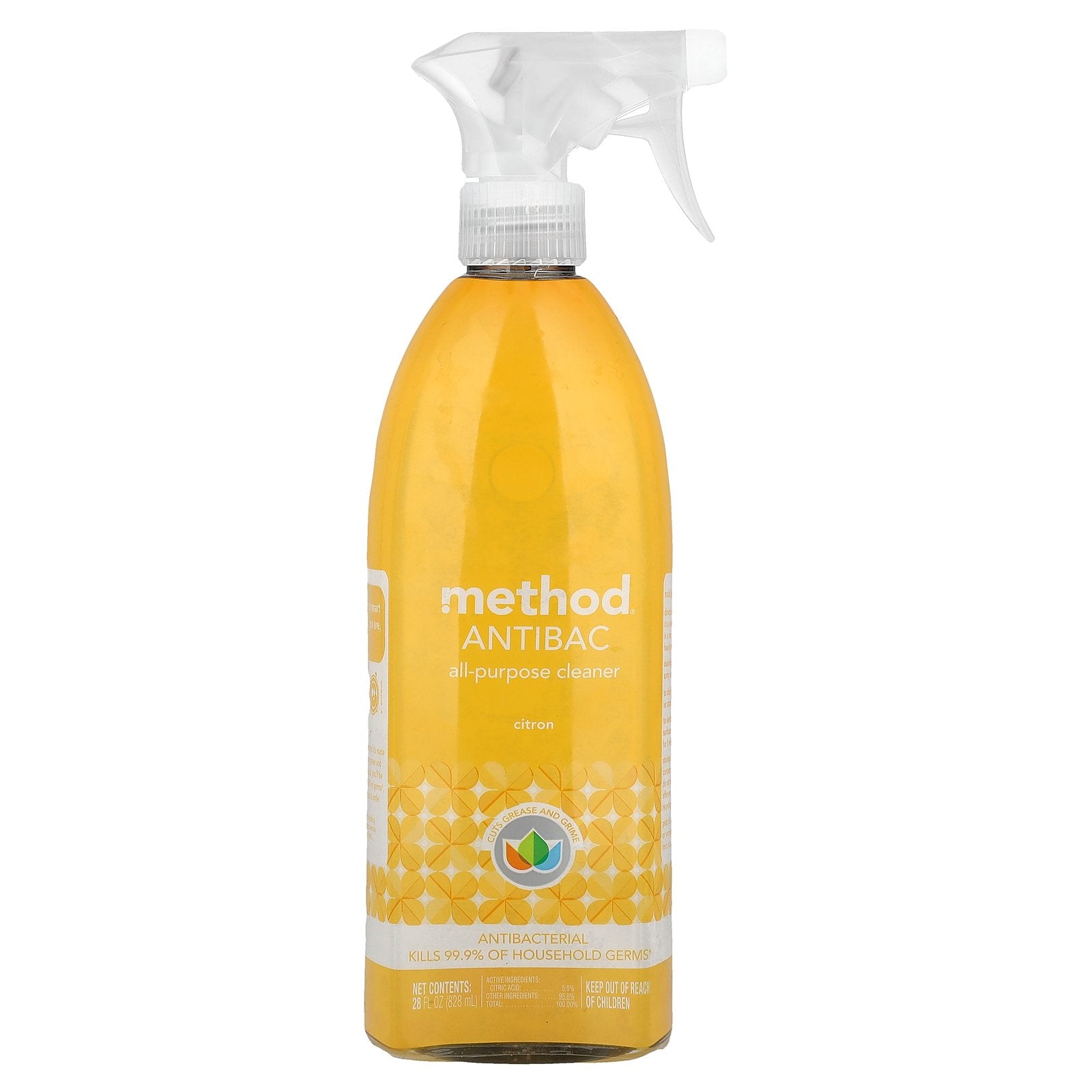 Method, AntiBac, All-Purpose Cleaner, Citron, 28 fl oz (828 ml)