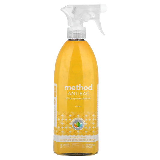 Method, AntiBac, All-Purpose Cleaner, Citron, 28 fl oz (828 ml)