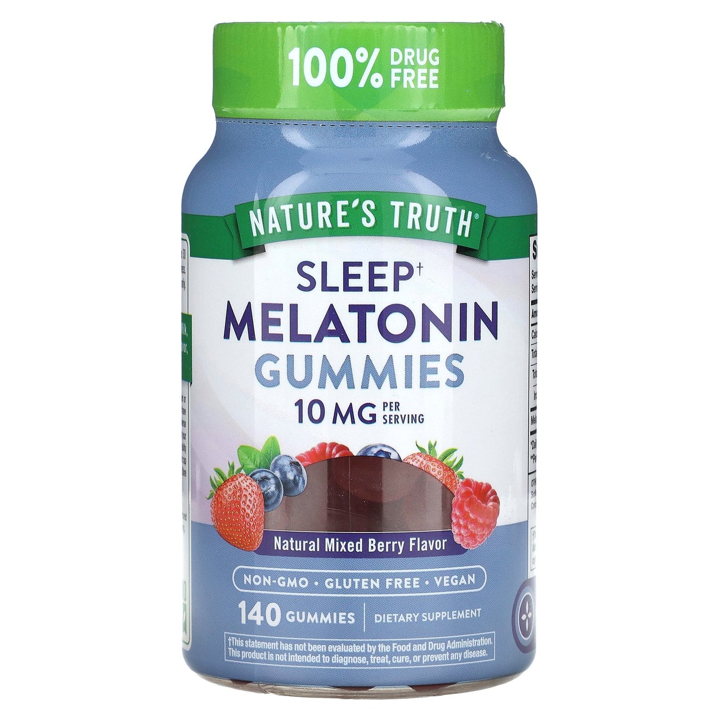 Nature's Truth, Sleep Melatonin Gummies, Natural Mixed Berry, 140 Gummies (5 mg per Gummy)