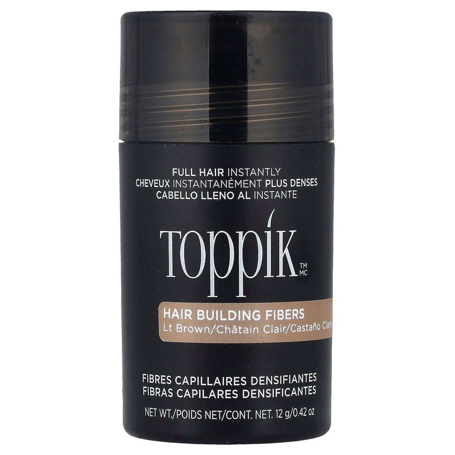 Toppik, Hair Building Fibers, Light Brown, 0.42 oz (12 g)