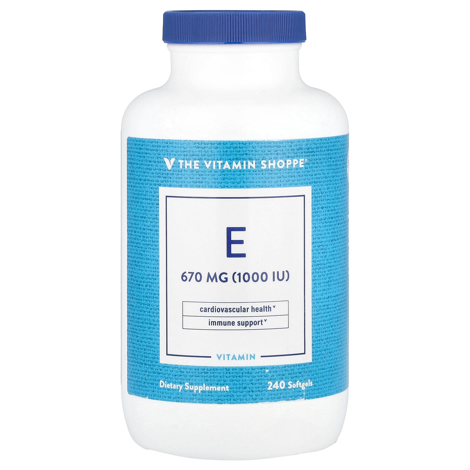 The Vitamin Shoppe, Vitamin E, 670 mg (1,000 IU), 240 Softgels