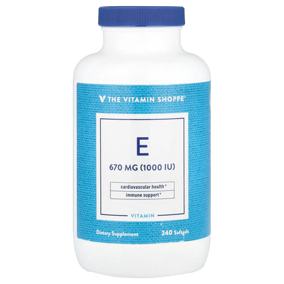 The Vitamin Shoppe, Vitamin E, 670 mg (1,000 IU), 240 Softgels