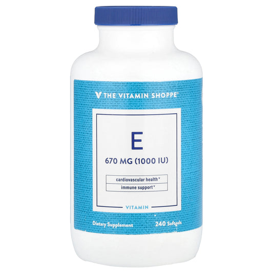 The Vitamin Shoppe, Vitamin E, 670 mg (1,000 IU), 240 Softgels