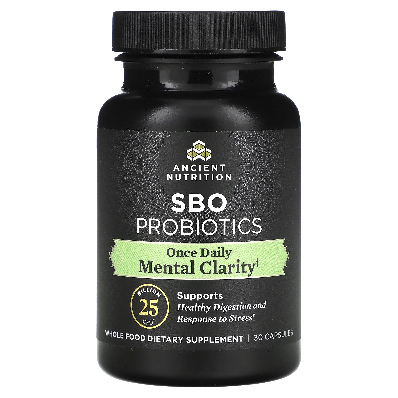 Ancient Nutrition, SBO Probiotics, Mental Clarity, 25 Billion CFU, 30 Capsules