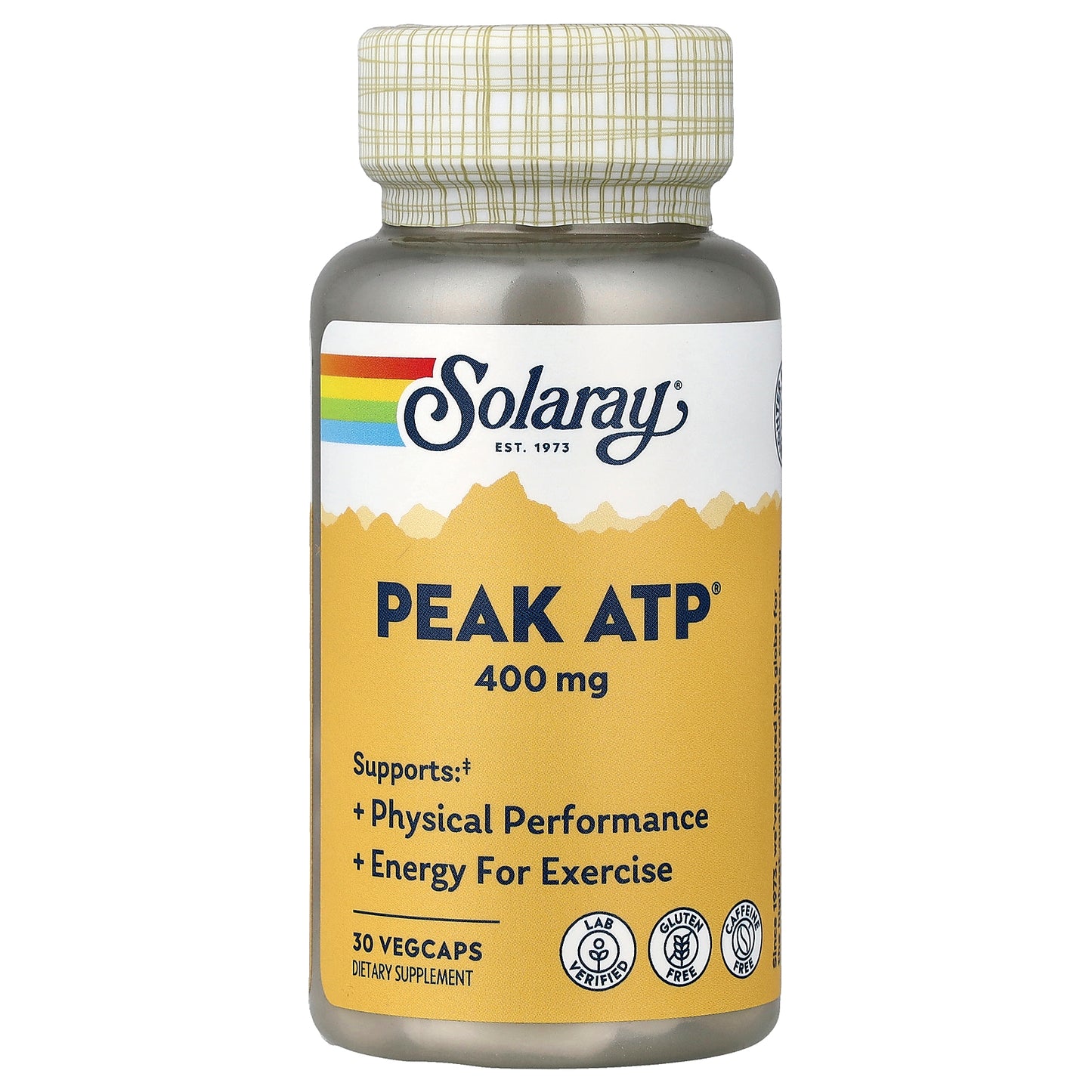Solaray, Peak ATP®, 400 mg, 30 VegCaps