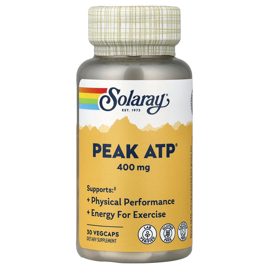 Solaray, Peak ATP®, 400 mg, 30 VegCaps