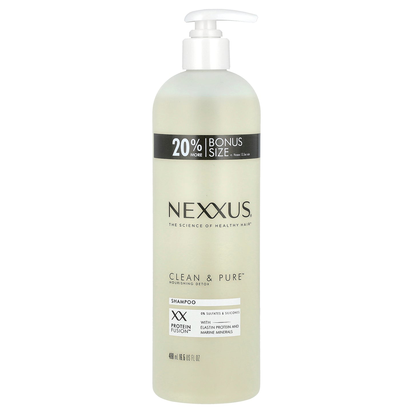 Nexxus, Clean & Pure™, Nourishing Detox Shampoo, For All Hair Types, 16.5 fl oz (488 ml)