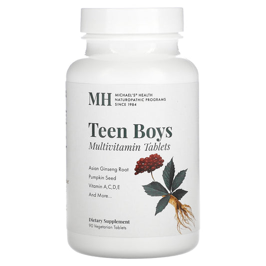 Michael's Health, Teen Boys Multivitamin, 90 Vegetarian Tablets