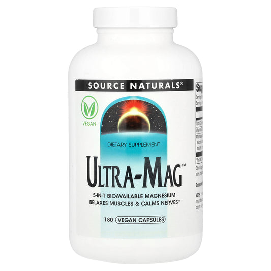 Source Naturals, Ultra-Mag™, 180 Vegan Capsules