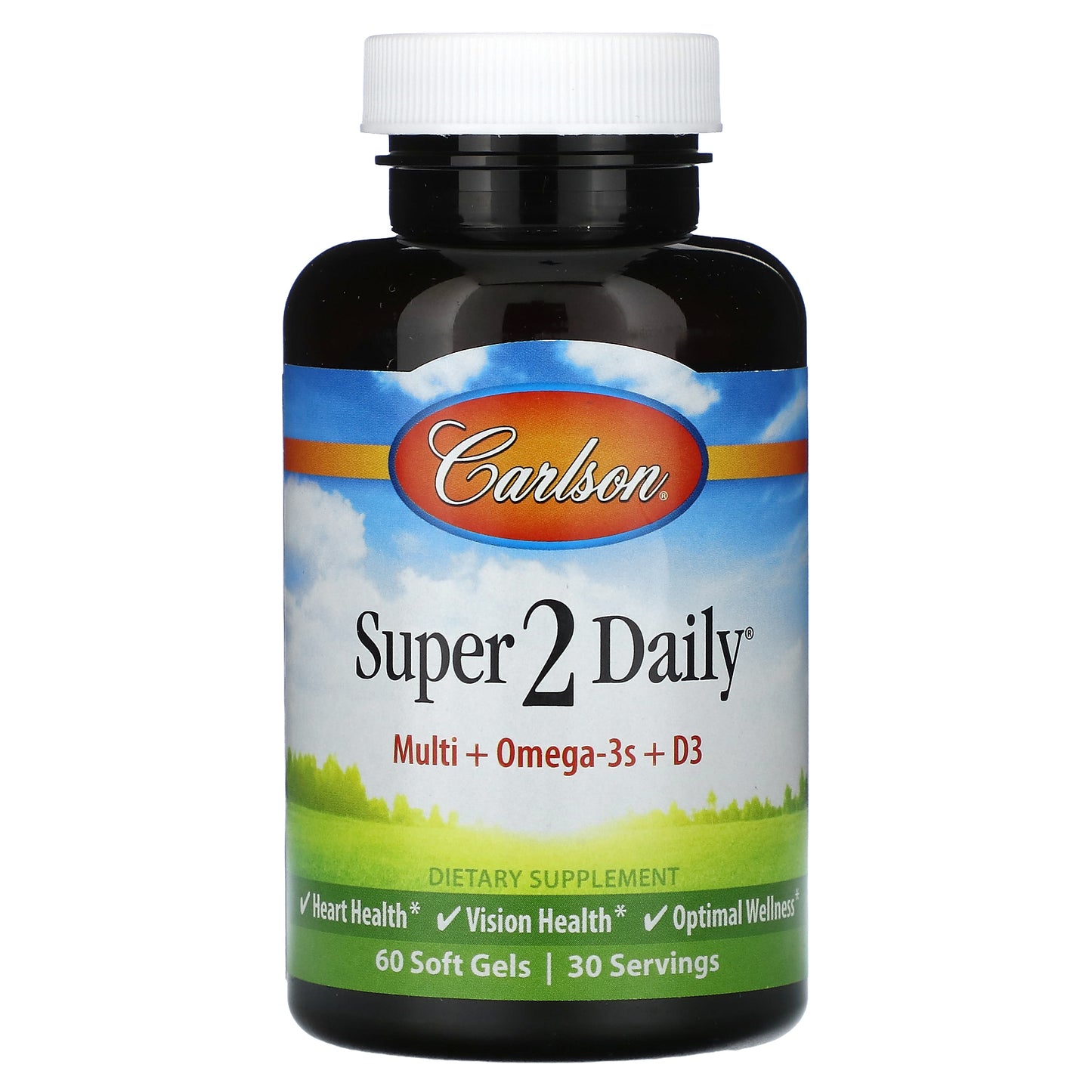 Carlson, Super 2 Daily®, 60 Soft Gels