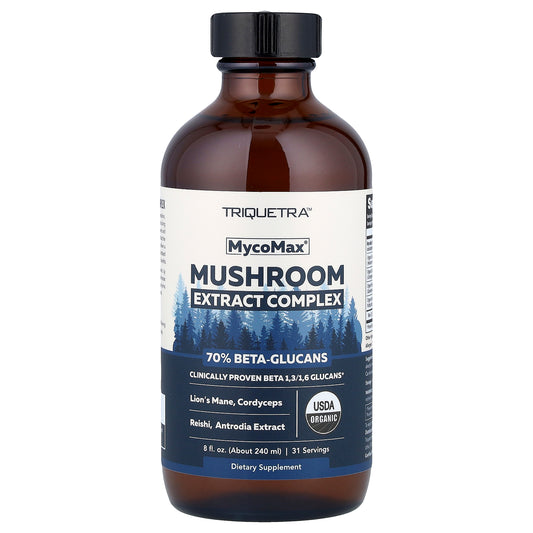 Triquetra Health, MycoMax®, Mushroom Extract Complex, 8 fl oz (240 ml)