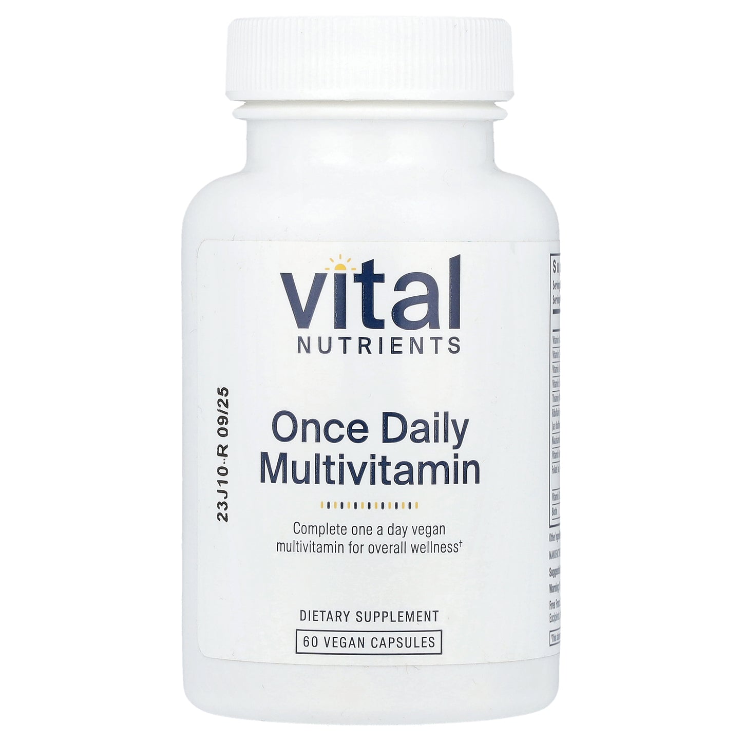 Vital Nutrients, Once Daily Multivitamin, 60 Vegan Capsules