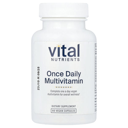 Vital Nutrients, Once Daily Multivitamin, 60 Vegan Capsules