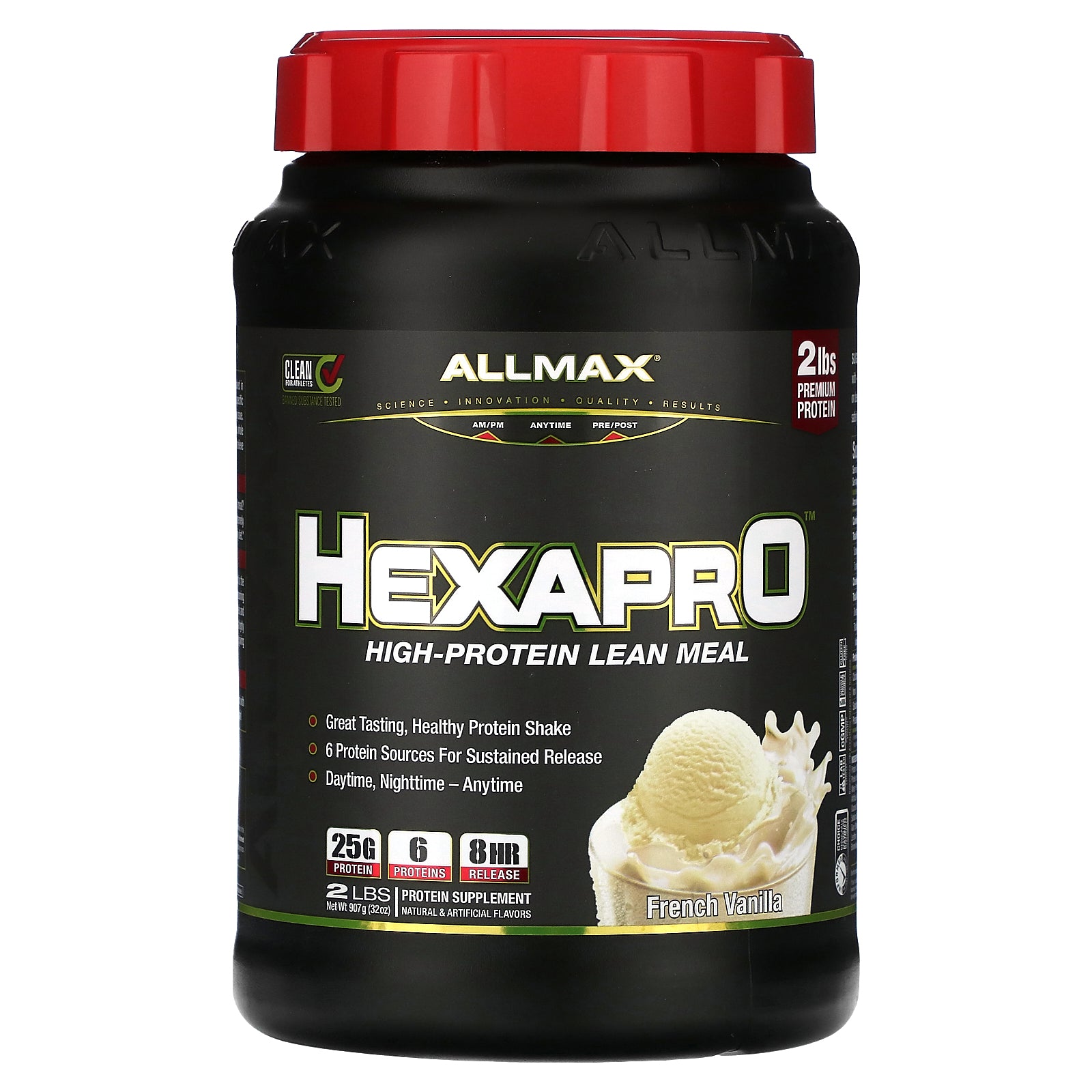 ALLMAX, Hexapro™, High-Protein Lean Meal, French Vanilla, 2 lbs (907 g)