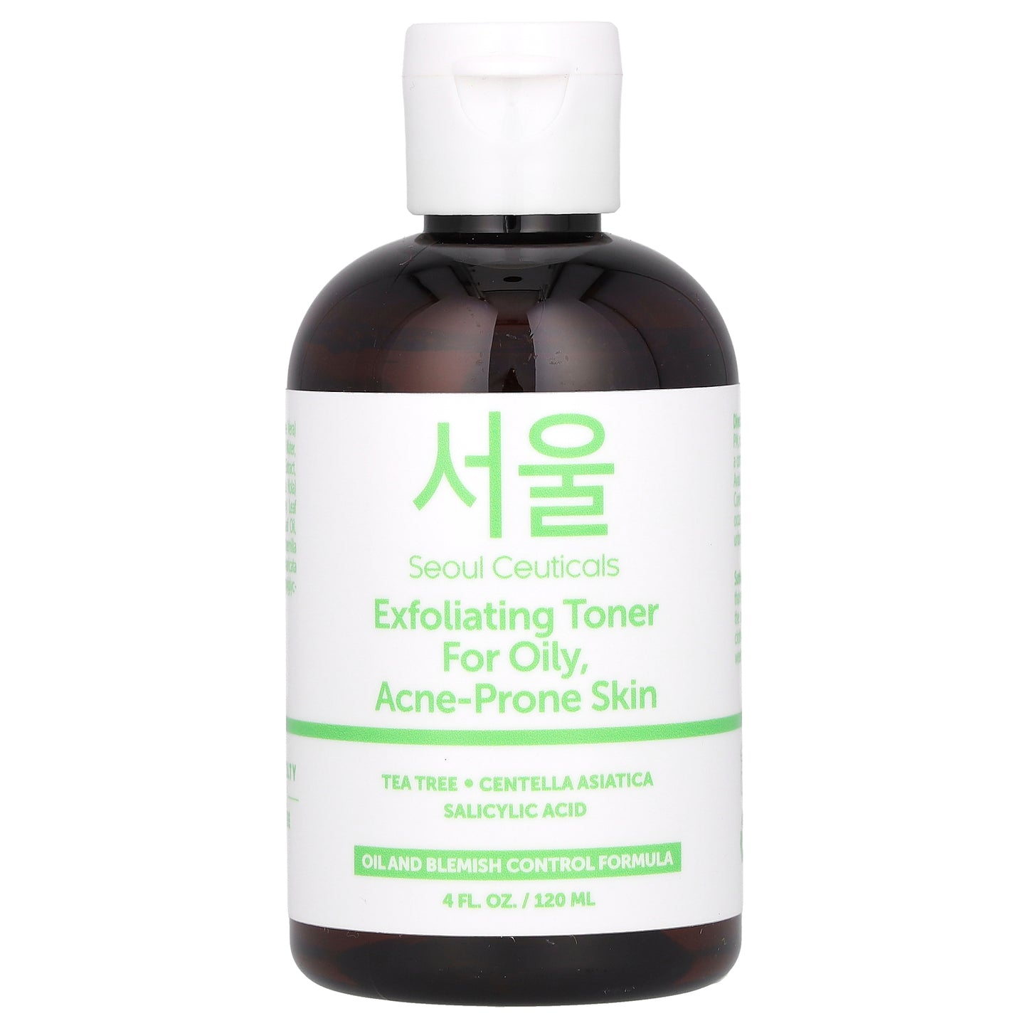SeoulCeuticals, Exfoliating Toner, For Oily, Acne-Prone Skin, 4 fl oz (120 ml)
