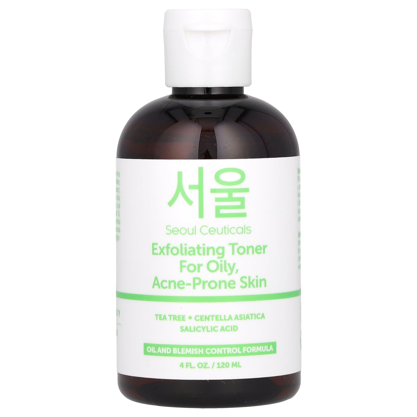 SeoulCeuticals, Exfoliating Toner, For Oily, Acne-Prone Skin, 4 fl oz (120 ml)