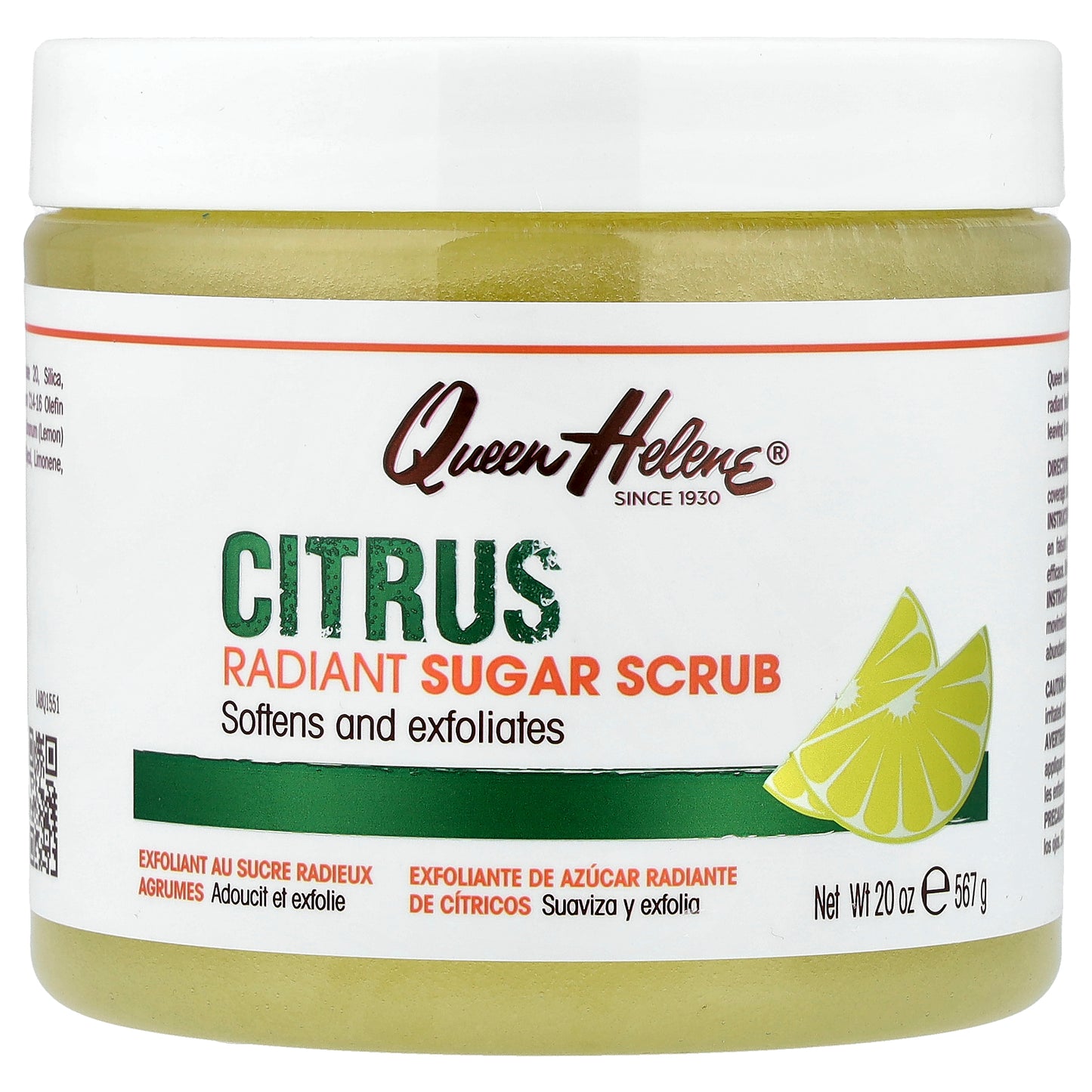 Queen Helene, Radiant Sugar Scrub, Citrus , 20 oz (567 g)
