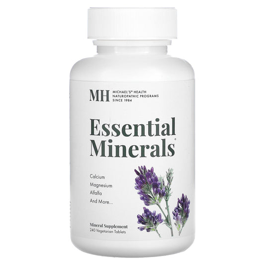 Michael's Health, Essential Minerals, 240 Vegetarian Tablets