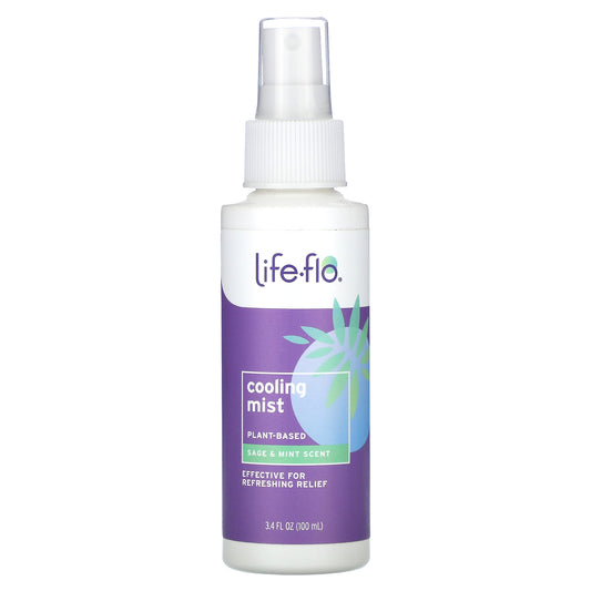 Life-flo, Cooling Mist, Sage & Mint Scent, 3.4 fl oz (100 ml)