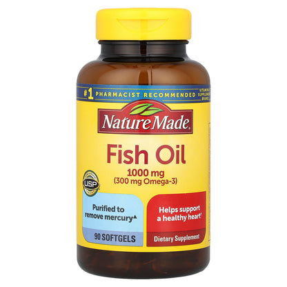 Nature Made, Fish Oil , 90 Softgels