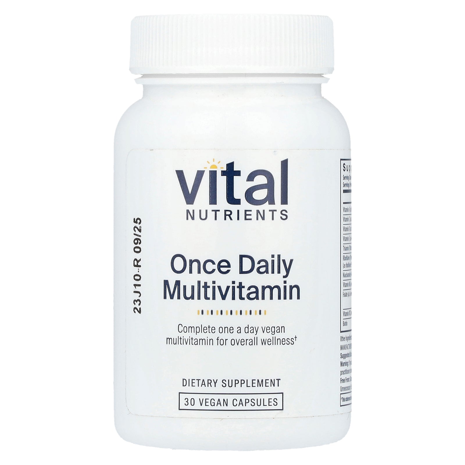 Vital Nutrients, Once Daily Multivitamin, 30 Vegan Capsules