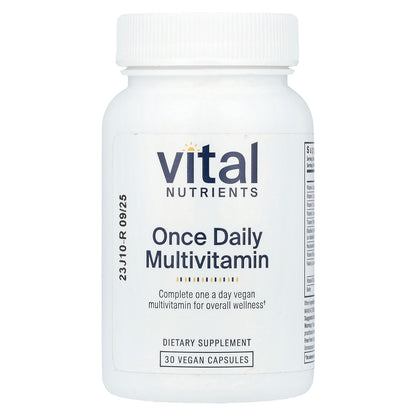 Vital Nutrients, Once Daily Multivitamin, 30 Vegan Capsules