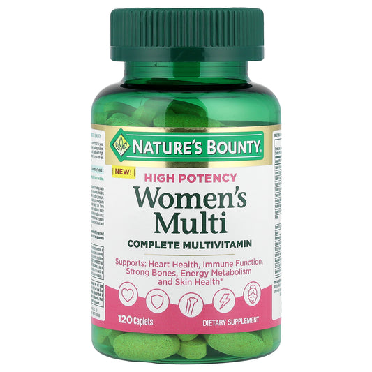 Nature's Bounty, Women's Multi, Complete Multivitamin, High Potency, 120 Caplets