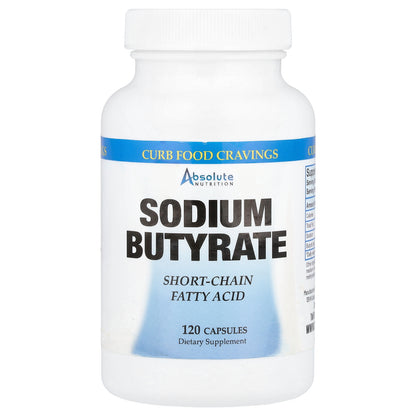 Absolute Nutrition, Sodium Butyrate, 120 Capsules