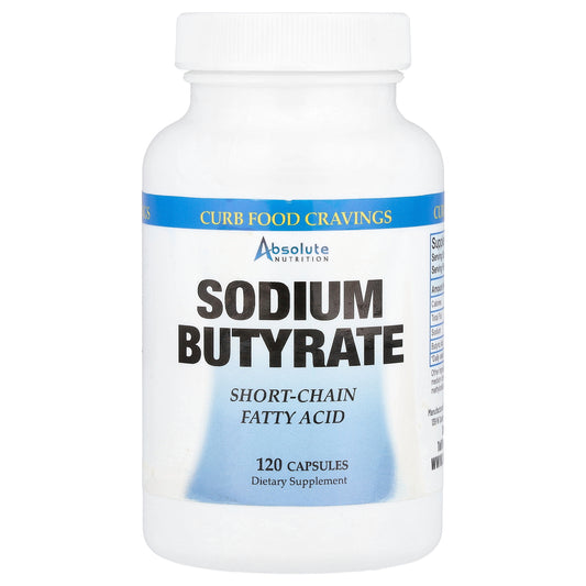 Absolute Nutrition, Sodium Butyrate, 120 Capsules