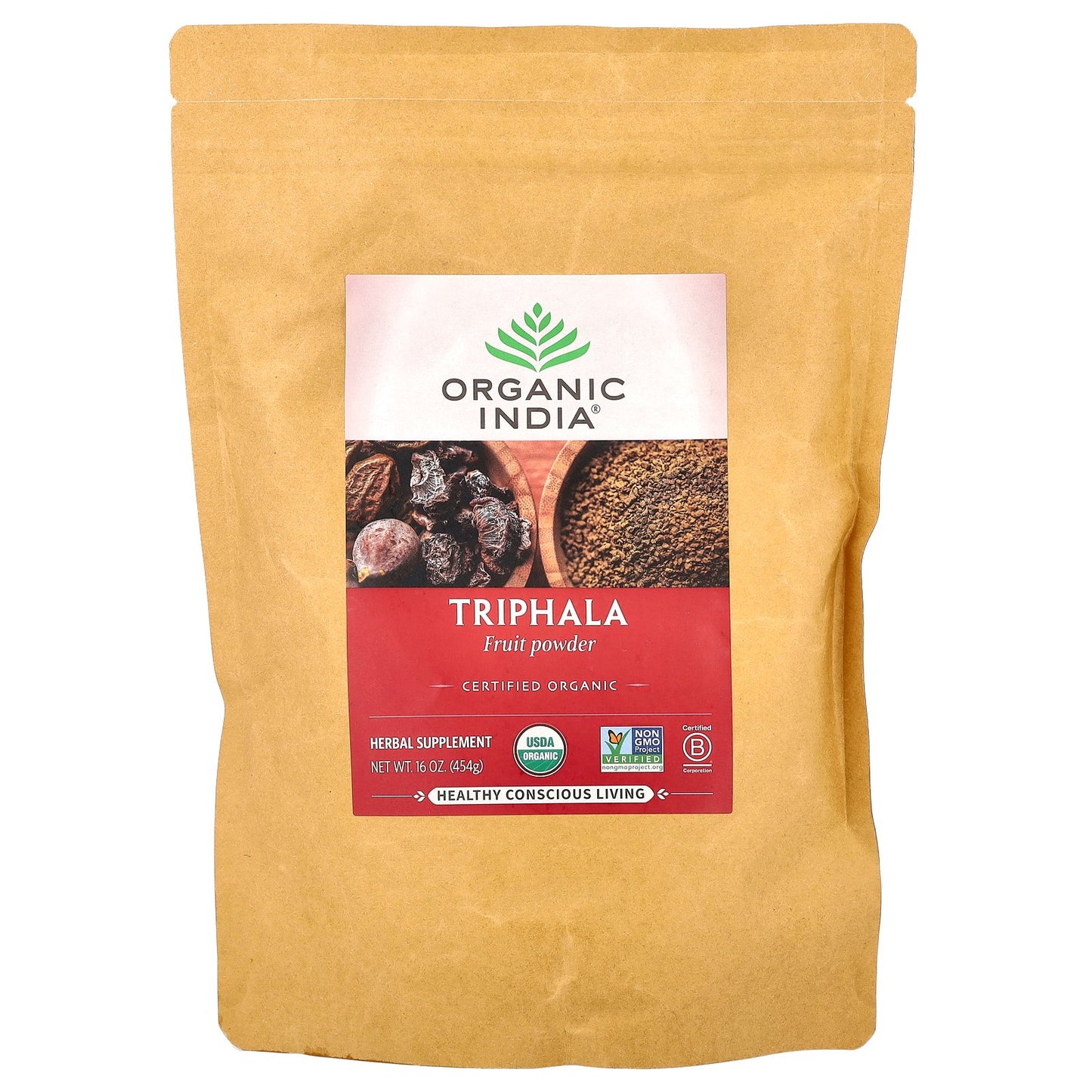 Organic India, Triphala, Fruit Powder, 16 oz (454 g)