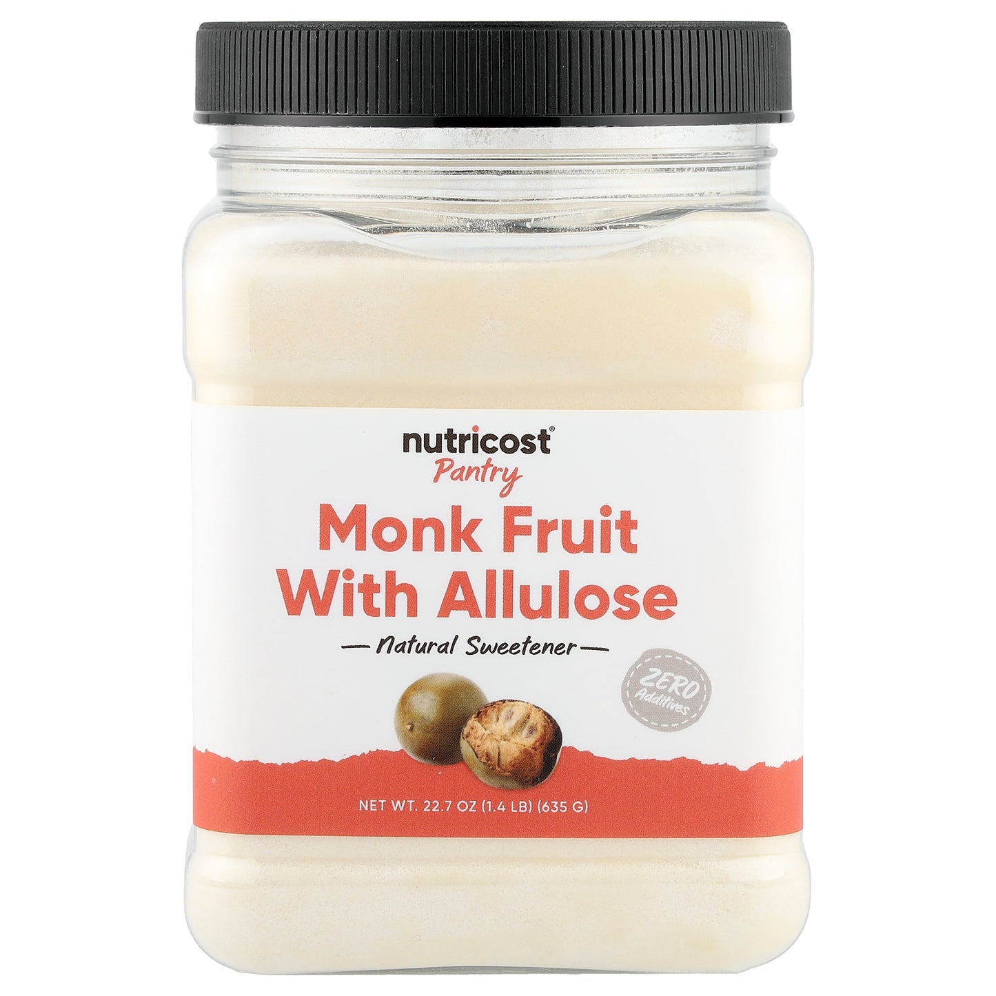 Nutricost, Pantry, Monk Fruit With Allulose, 22.7 oz (635 g)