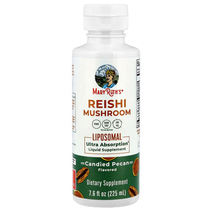 MaryRuth's, Reishi Mushroom Liposomal, Candied Pecan , 7.6 fl oz (225 ml)