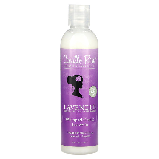 Camille Rose, Lavender, Intense Moisturizing Leave-In Cream, Whipped Cream, 8 oz