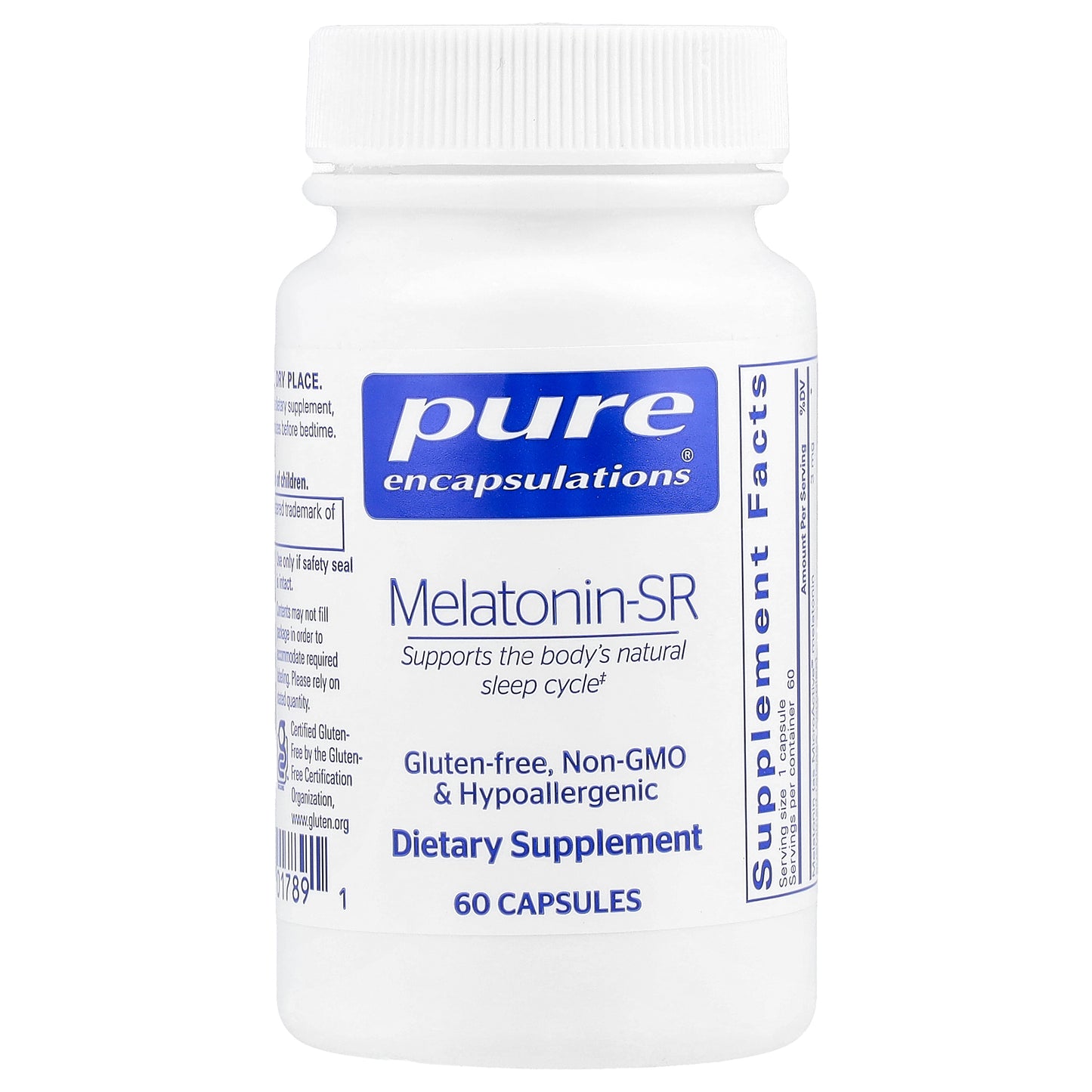 Pure Encapsulations, Melatonin-SR, 60 Capsules