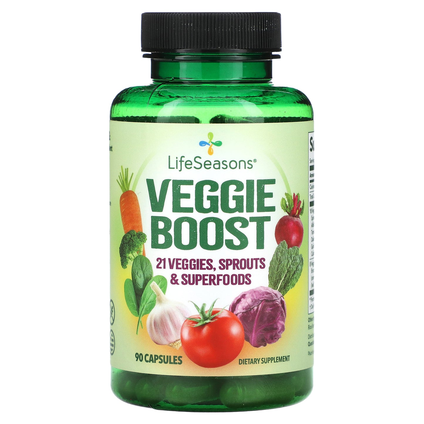 LifeSeasons, Veggie Boost, 90 Capsules