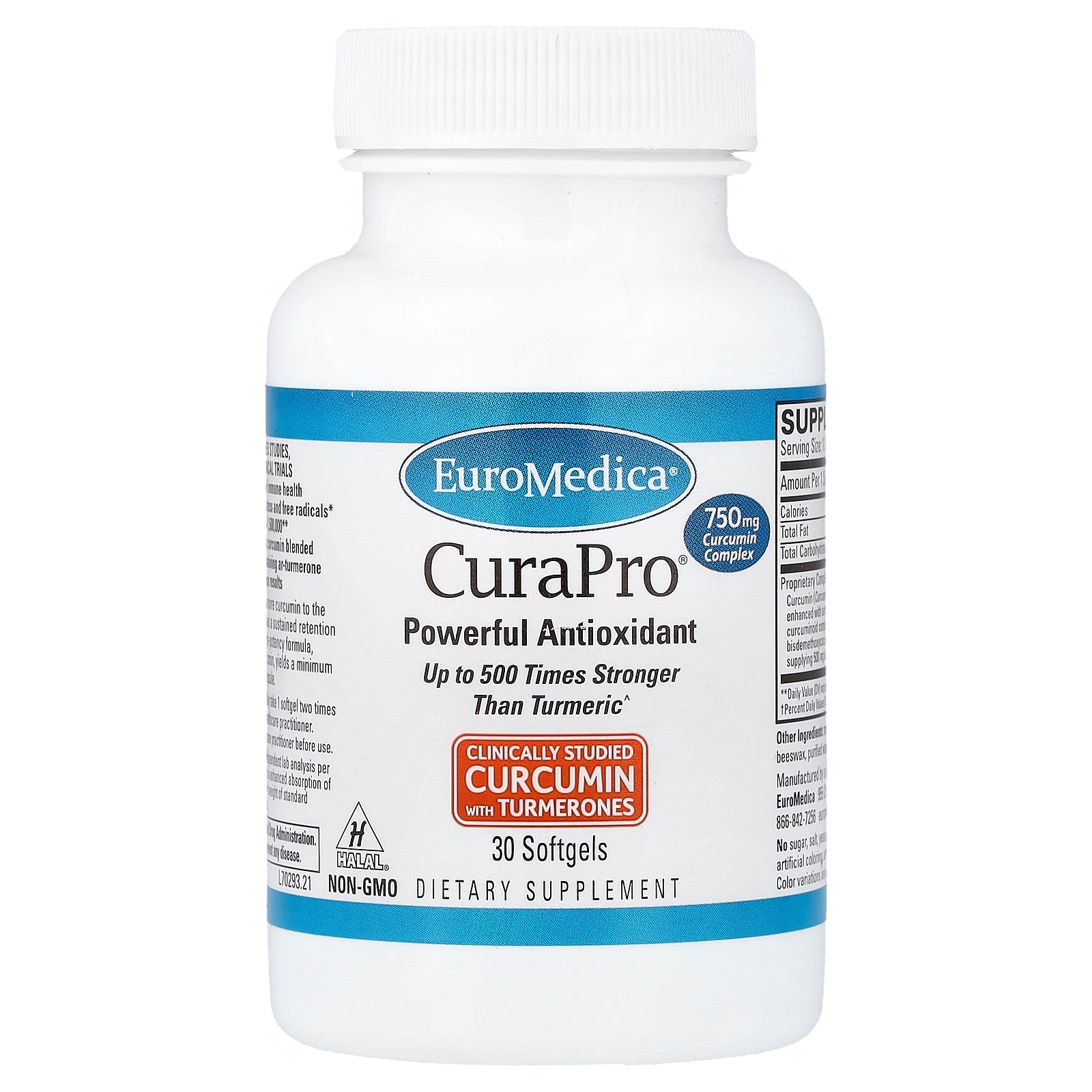EuroMedica, CuraPro®, 30 Softgels