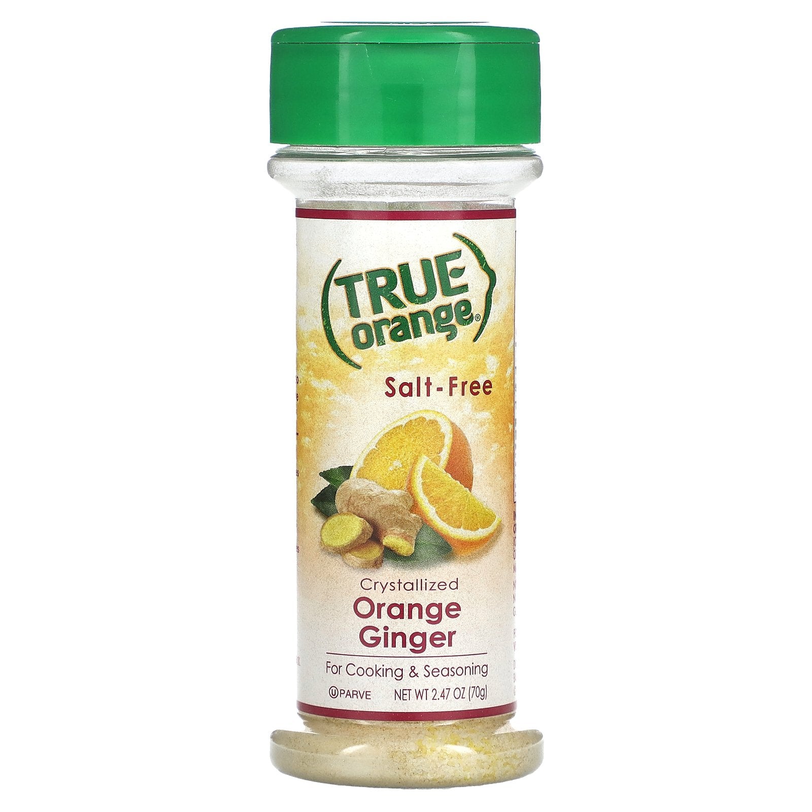 True Citrus, True Orange, Crystallized Orange Ginger, 2.47 oz (70 g)