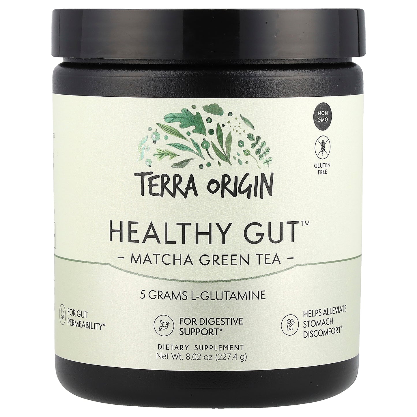 Terra Origin, Healthy Gut™, Matcha Green Tea , 8.02 oz (227.4 g)