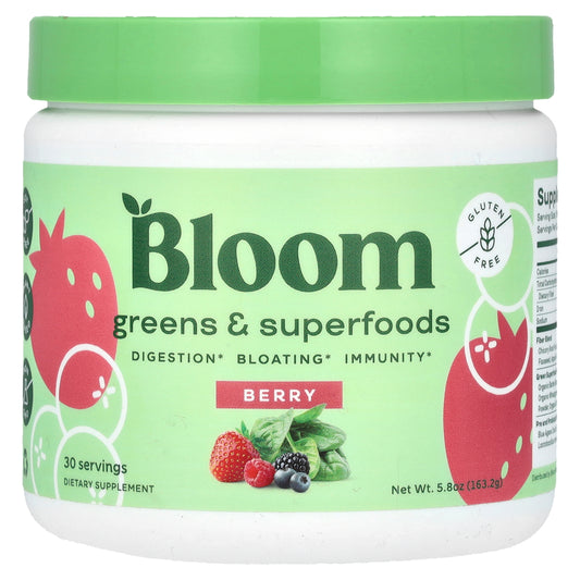 Bloom, Greens & Superfoods, Berry, 5.8 oz (163.2 g)