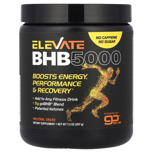 Real Ketones, Elevate, BHB 5000, Neutral, 7.3 oz (207 g)