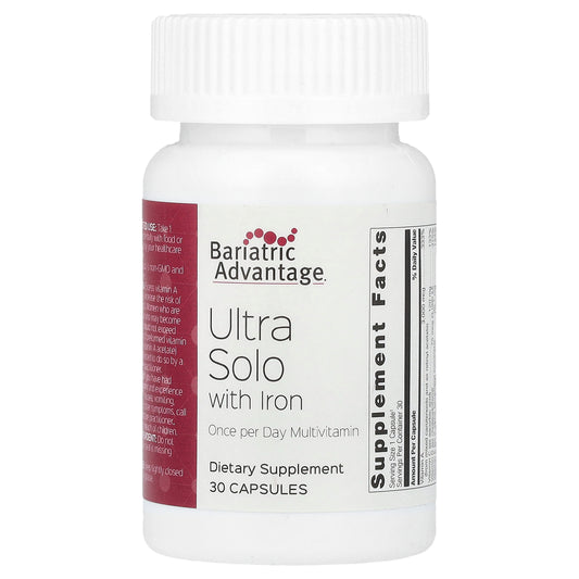 Bariatric Advantage, Ultra Solo with Iron, 30 Capsules